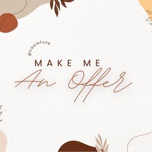 All reasonable offers accepted! I will not be offended by any offer!